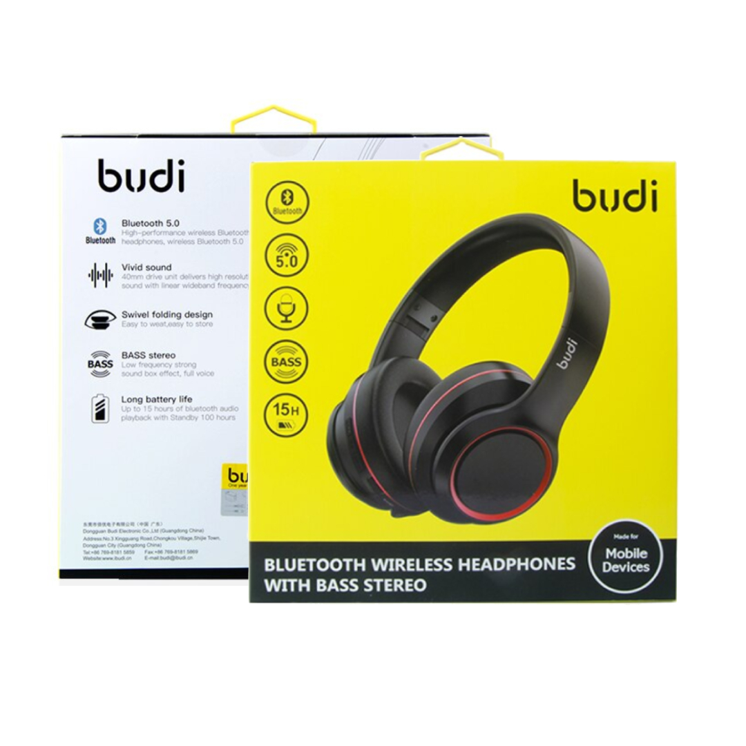 Budi Bluetooth Wireless Headphone with Bass Stereo Speedy