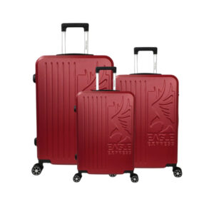 EAGLE EXPRESS SUPERIOR ABS HARD TROLLEY 20,24,28 inch BURGUNDY (EE-AHT-127)