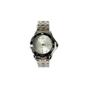 AFRA NAVIGATOR GENTS WATCH SILVER CASE WHITE DIAL SILVER BRACELET, MODEL: AF11702, 1-Year Warranty