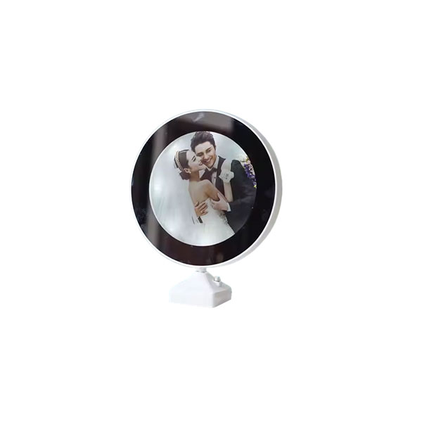 Heart-shaped LED magic mirror photo frame – sublimation blank for custom photo printing, perfect for Valentine’s and Christmas gifts