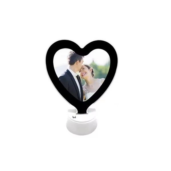 Custom LED Sublimation Heart-Shaped Magic Mirror Photo Frame
