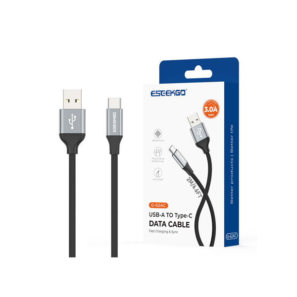 ESEEKGO G-61AC 1M (3.3FT) USB to Type-C Fast Charging and Data Transfer Cable