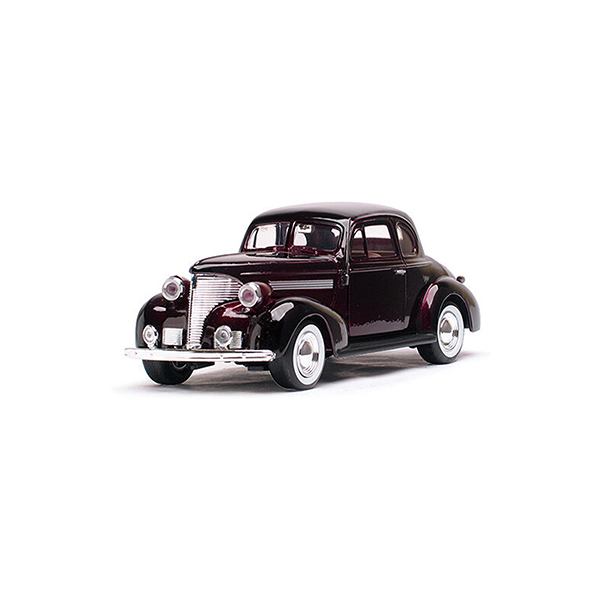1939 Chevrolet Coupe 1:24 Scale Die-Cast Model Car – Classic Collectible with Opening Doors & Detailed Interior