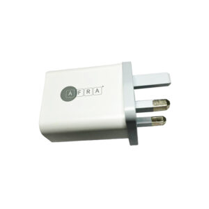 AFRA PD25W Travel Adapter – Dual Port Fast Charger with USB-C PD25W & USB-A QC3.0 Charging