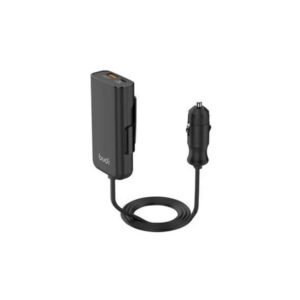 Budi 118W PD 100W QC 3.0 Car Charger Black