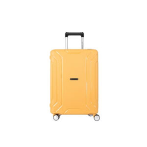 Tom Cruiser Velocity Pro – Polypropylene Hard Luggage 20 Inch Cabin Carry-On (Gold Yellow Small)
