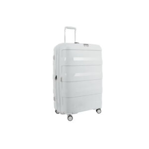Tom Cruiser Aerolite – Polypropylene Hard Luggage 20 Inch Cabin Carry-On (Egret Grey Small)