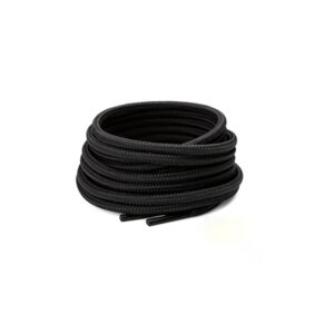 Z - Round Core Rope Shoe Laces – Black- 105cm