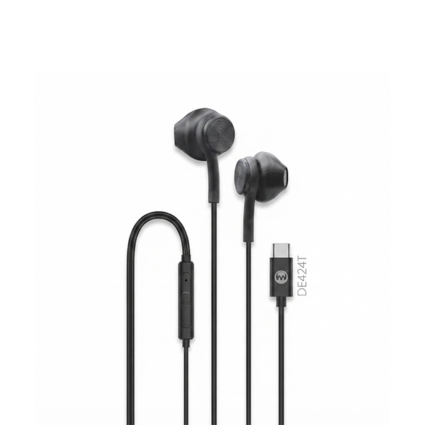 Microdigit Stereo Wired Earphone with Type-C Connector