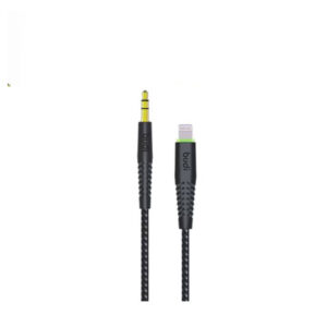 Budi 150LXA Lightning to AUX Cable (1.2M/4FT) Black