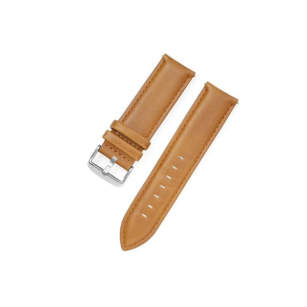 Watch Strap Alfa Leather Light Brown 18Mm