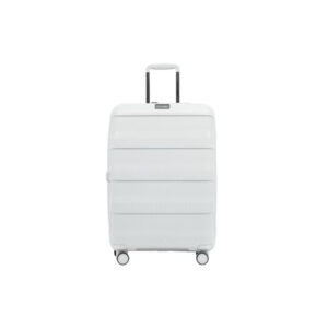 Tom Cruiser Aerolite Polypropylene Hard Luggage Suitcase – 24 Inch Egret Grey